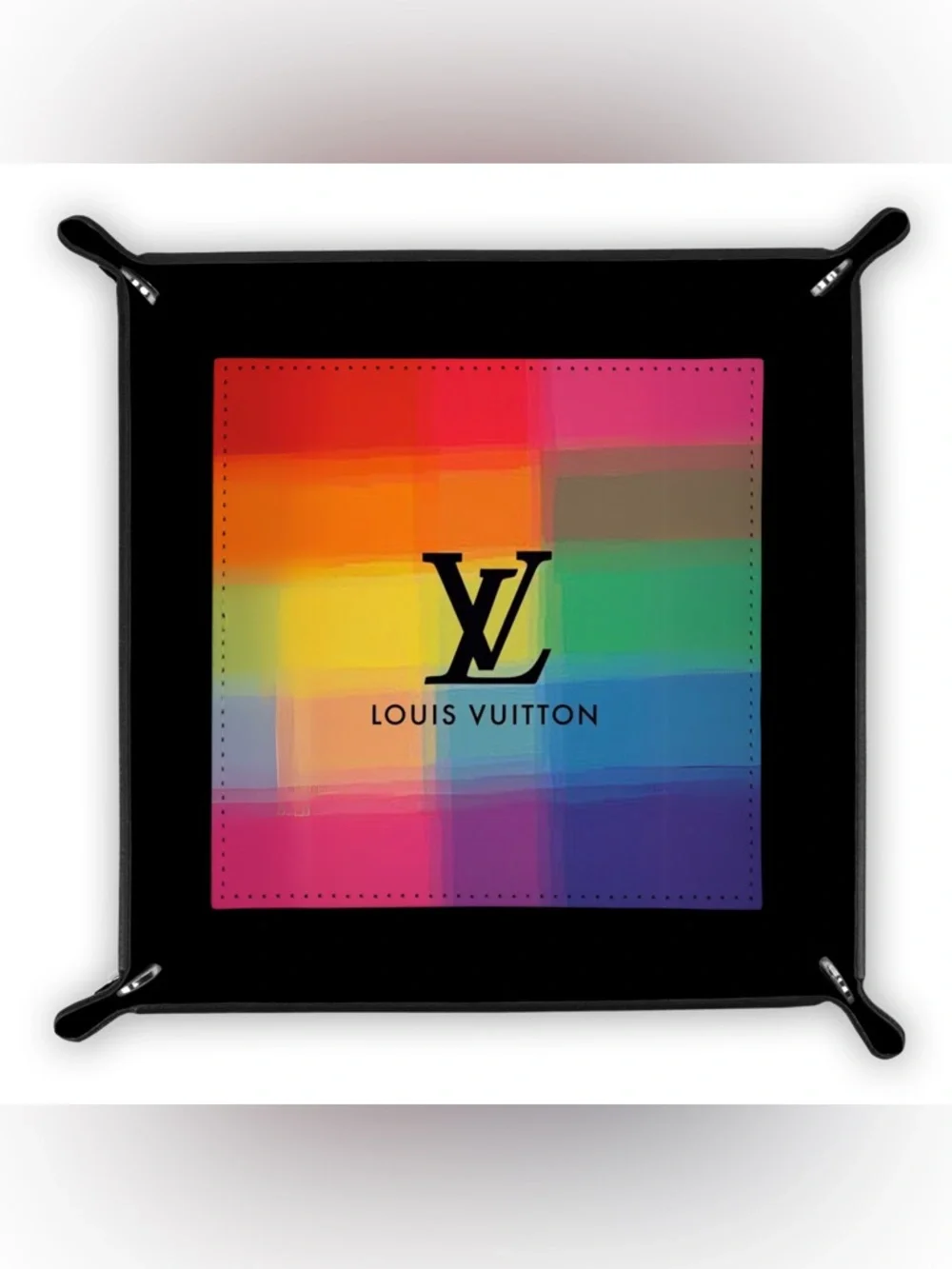 HANDMADE FASHION Foldable PU Leather Accessory Tray